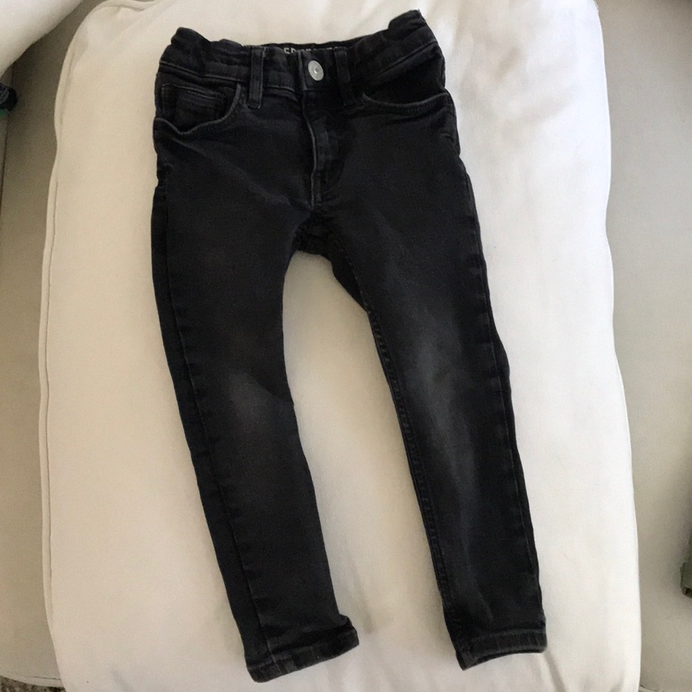 H&M black toddler skinny jeans